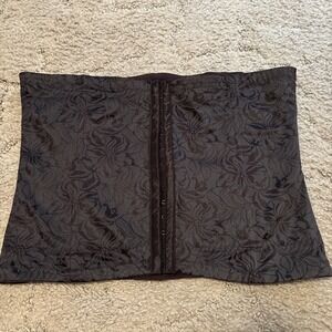 Maidenform Black Waist Cincher Firm Control Curve Loving‎ Slimmer Shape Wear XL